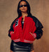 Monogrammed Fleece Hoodie Splice Leather Thread Baseball Jacket - ROUTINE FASHION